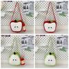 Harajuku Fruits Shape Crossbody Bag Message Bag Mobile Phone Pack Funny Shoulder Bag  Male