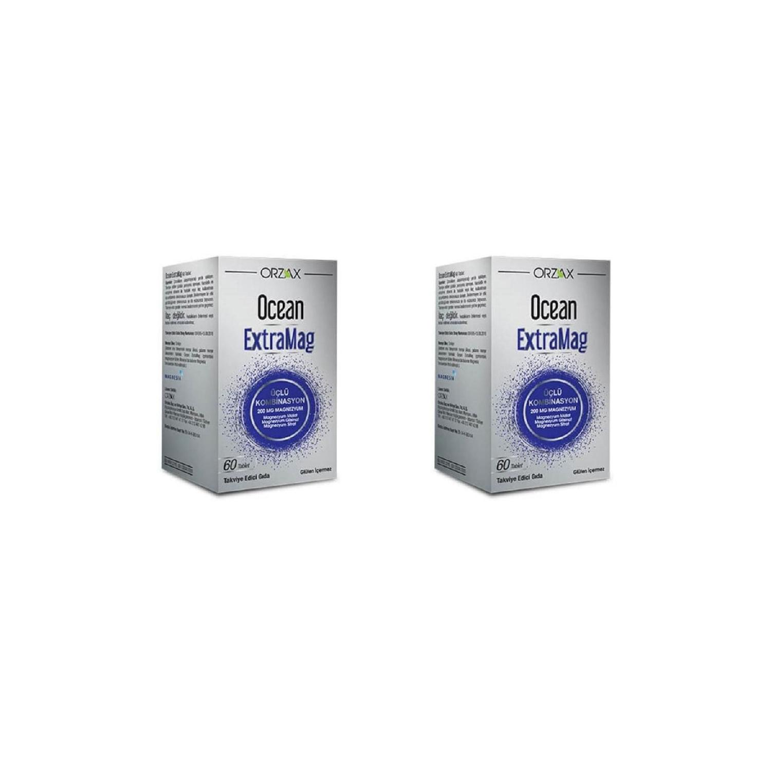 

Ocean Extamag 200 Mg Magnesium 60 Tablet 2 Package