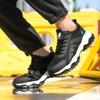 Lightweight Safety Shoes Men Work Shoes Steel Toe Cap Working Sneakers Man Breathable Shoes Anti Puncture Tactical Boots
