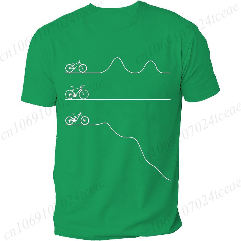Funny Mountain Bike Road Downhill Graphic T Shirts Women Men New Short Sleeve Bicycle Cycling Biking Gift Harajuku T-shirt Tops