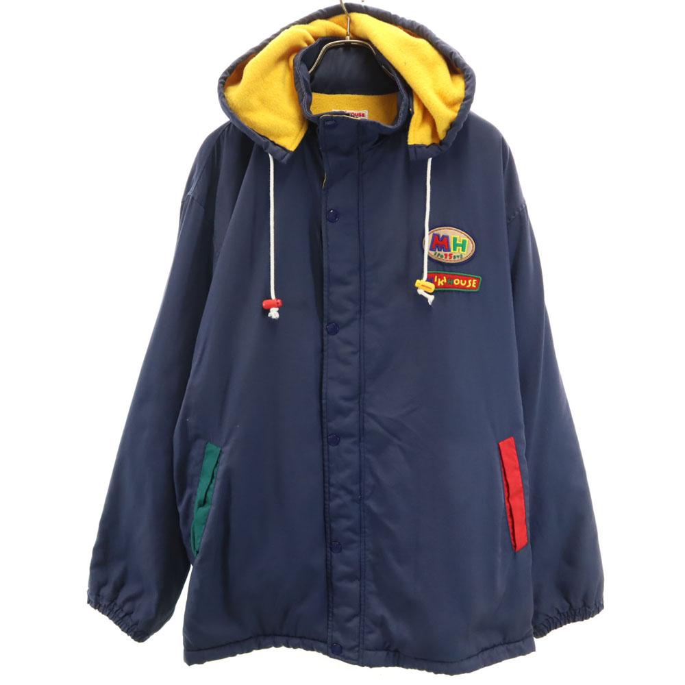 

mikihouse Hooded Jacket L Navy Back fleece Men s Used