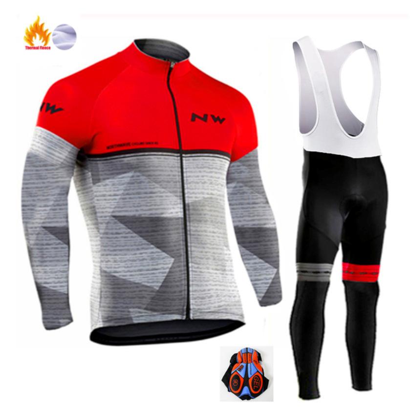 2026 Winter Fleece Warm Cycling Suit, Cycling Suit Fleece Warm Winter Thickened Long-sleeved Trousers Cycling Suit