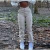High-waisted Women Clothing Tight-legged Women Pants Casual Trousers Streetwear Fashion Multi-pocket Cargo Pant Women Streetwear
