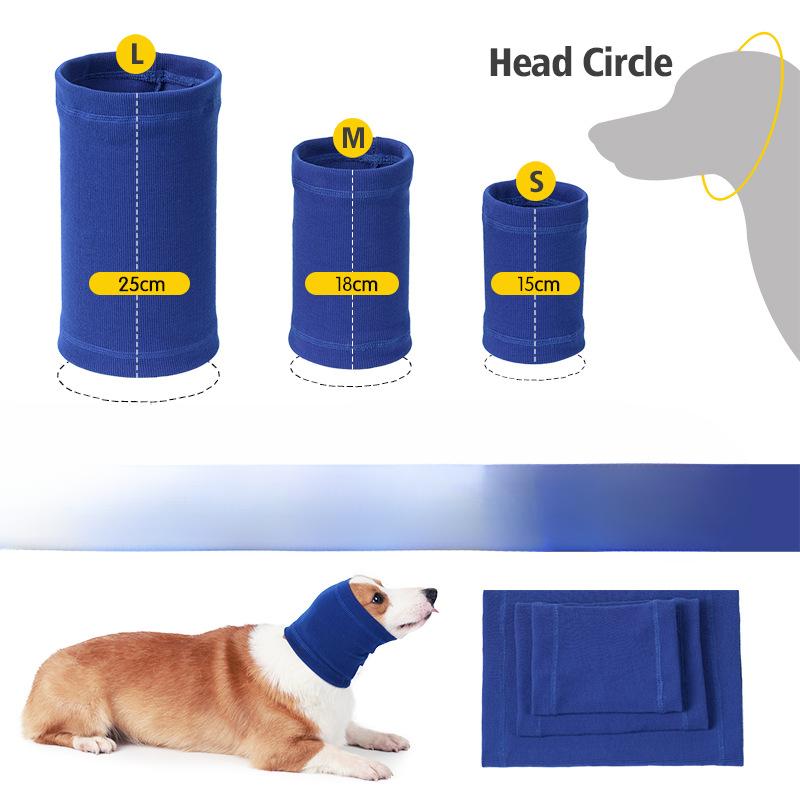 Pet Dog Comfort Head Cover, Scarf, Anti-scare, Warm, Cold-resistant and Emotional Soothing Products