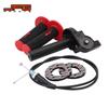 CNC Accelerator Throttle Twist Grips + Cable +Handlebar Grips Replacement For Pit Dirt Bike Minis With 7/8 Inch Application
