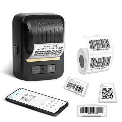 Printer Portable Thermal Label Printer, Contains 1 Roll of 40*30mm - 230 Sheets