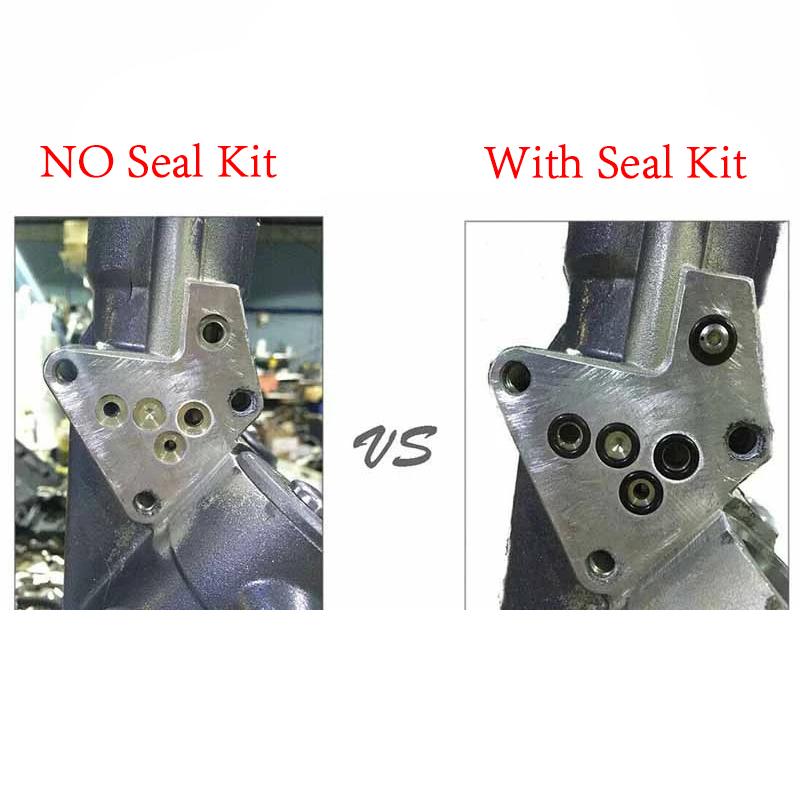 Kit de Joints 115225FS Capuchon de Trim/Inclinaison & Joint Torique de Cylindre pour Yamaha 1997-Up 115HP 150HP 175HP 200HP (Environ 225 CV 250 CV) Pour Showa Suzuki