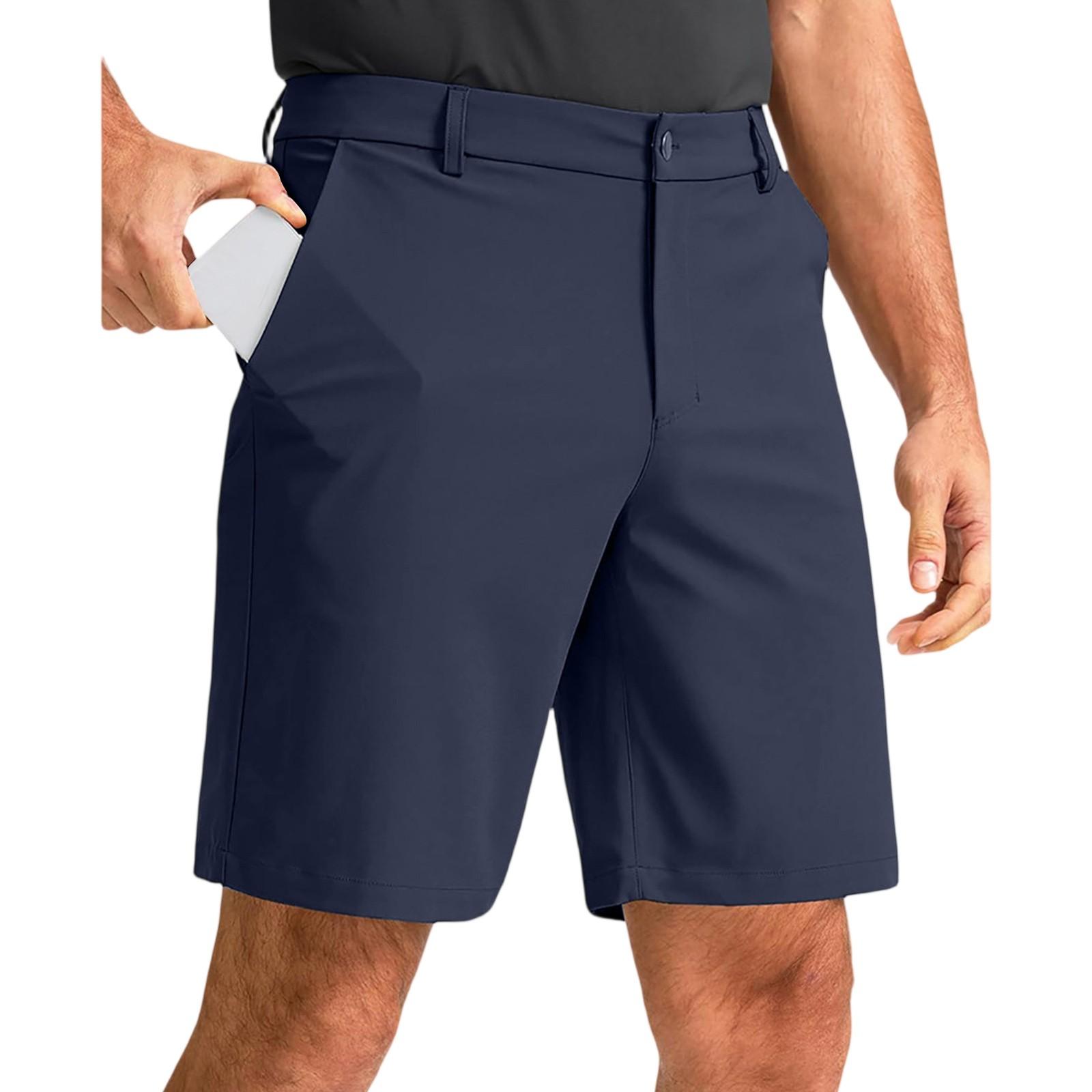 

Мужские летние свободные спортивные шорты-карго с несколькими карманами, повседневные брюки, брюки-квотер XL тёмно-синий