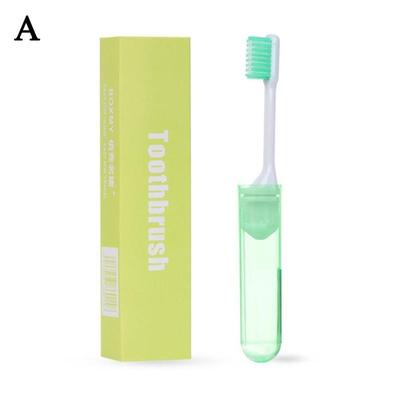 Opvouwbare Opvouwbare Reis Tandenborstel Kamperen Wandelen Buiten Draagbaar Sanitair A7R6