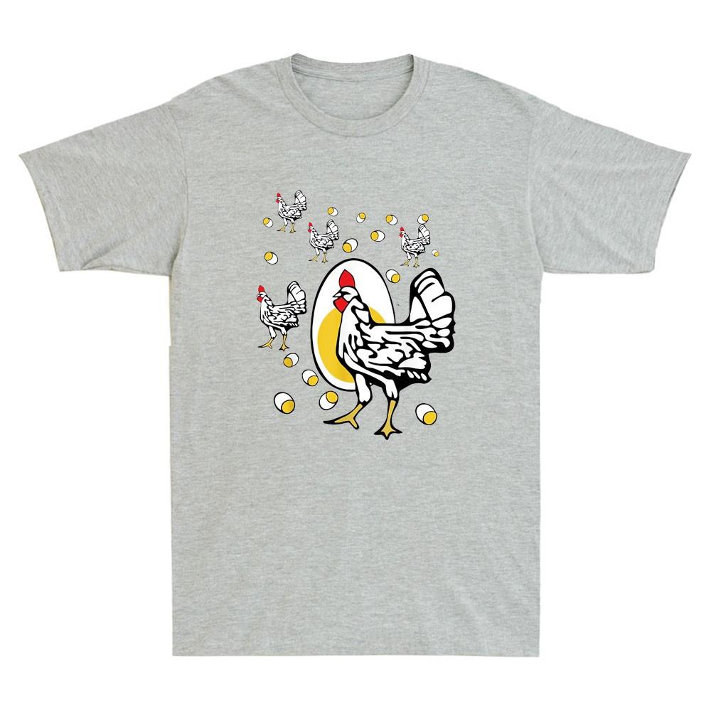 Roseanne Chicken Funny Cock With Eggs Graphic Novelty Unisexs Short Sleeve Tshirt