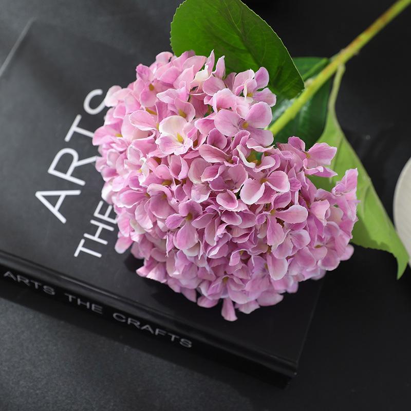 Lifelike Artificial Hydrangea Flowers 66cm Large Flowers Artificial Fake Hydrangeas for Home Decor Floral Arrangements Wedding Bouquets Centerpieces