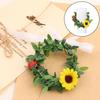 10 Pcs Drip Protection Communion Candle,Candle Rings Small Artificial Wreaths Drop Catcher For Candles