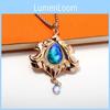 Neuvillette Water Dragon King Judge Crystal Necklace Jewelry Accessory For Cosplay Costumes And Parties