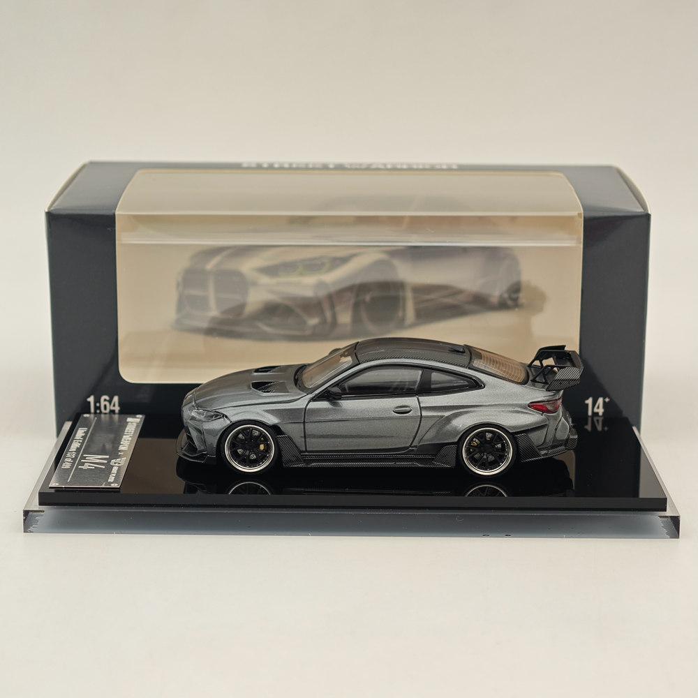 

SW 1/64 for M4 G82 Full Widebody Kit Sports Diecast Model Car Miniature Limited Edition Collection Toy Vehicle Models серый