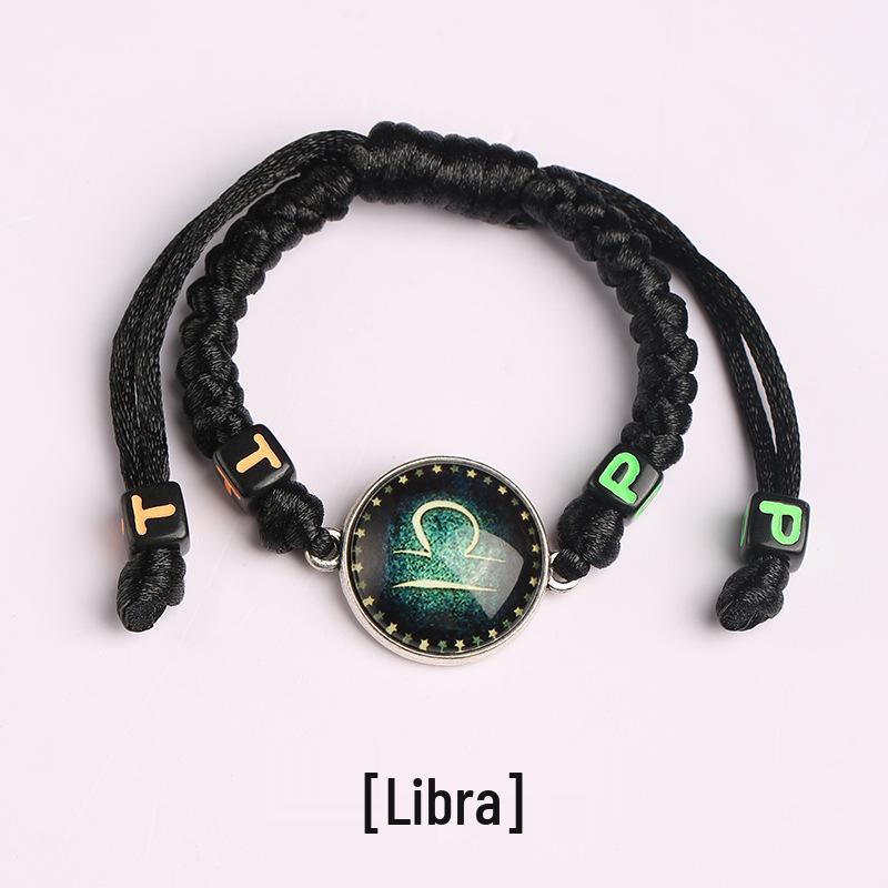 

Браслет из бисера ручной работы «Узел дракона» «Двенадцать созвездий» для пар, европейский и американский стиль, с подарочной коробкой