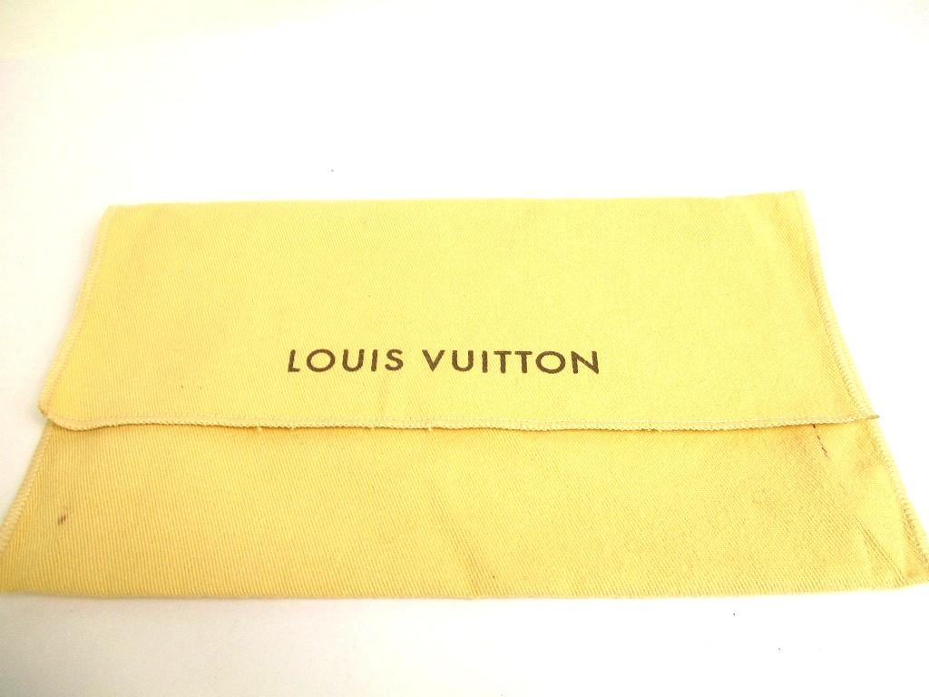 Authentisches LOUIS VUITTON Damier Braun Leder Klappe Scheckbuch Geldschein Portemonnaie #a855 Geöffnete Schachtel