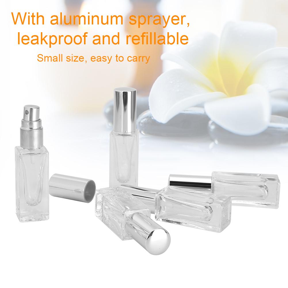 5ml Glass Empty Perfume Spray Bottle Refillable Travel Portable Perfume Atomizer(3mlGold Head )
