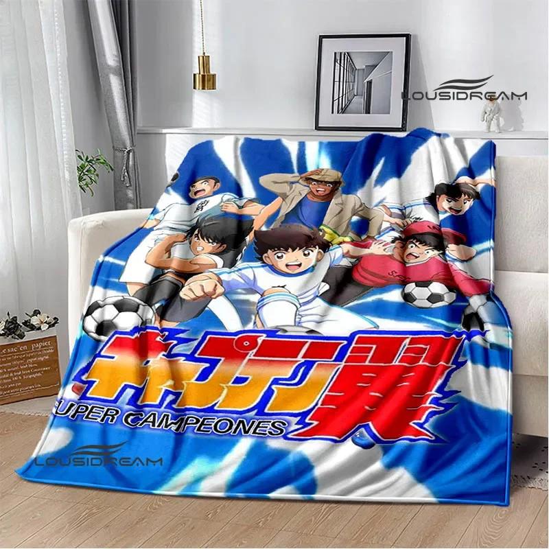 Captain Tsubasa Cartoon Blankets Picnic Blanket Warm Flannel Blankets Soft and Comfortable Blanket Bed Linings Birthday Gift