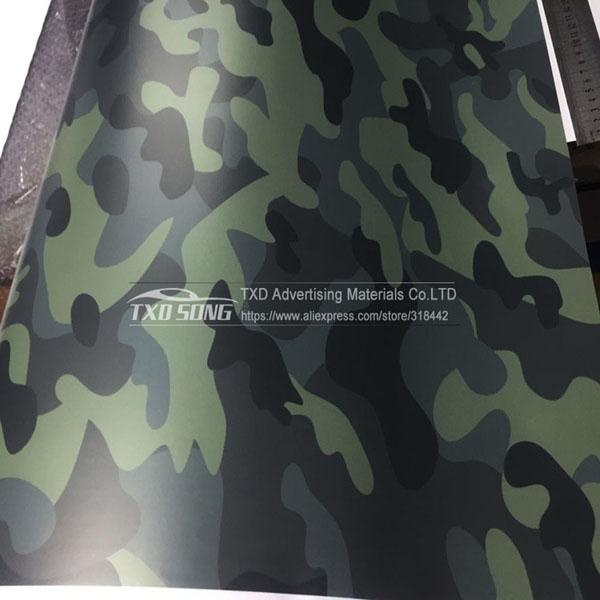 18 Kinds Premium Camo Vinyl Car Wrap Black White Blue Red Green Camouflage Film Sticker For Car Scooter Motorcycle Decoration