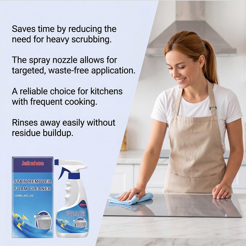 JAKEHOE Multi-Surface Kitchen Cleaner for Stove, Countertop, Range Hood - Daily Kitchen Cleaning, Heavy-Duty Degreaser