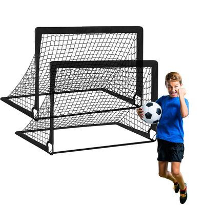 2 stücke Tragbare Fußball Ziel Klapp Fußball Net Kleinkind Fußball Netze Training Ausrüstung für Kinder und