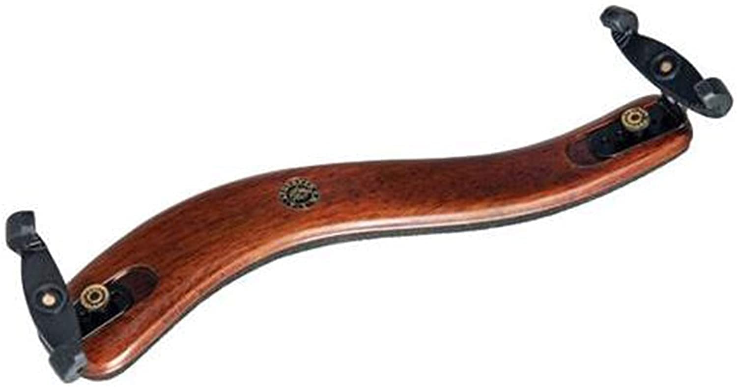 

Viola Shoulder Rest Viva La Musica Professional Natural Walnut Wooden Black Fitting