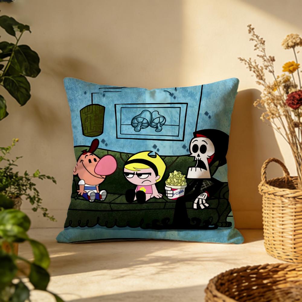 Popular BBilly Mandys Adventureew Cushion Cover Versatile DoubleSided Pillow Case Fit for Sofa Bed Car Daily Decor