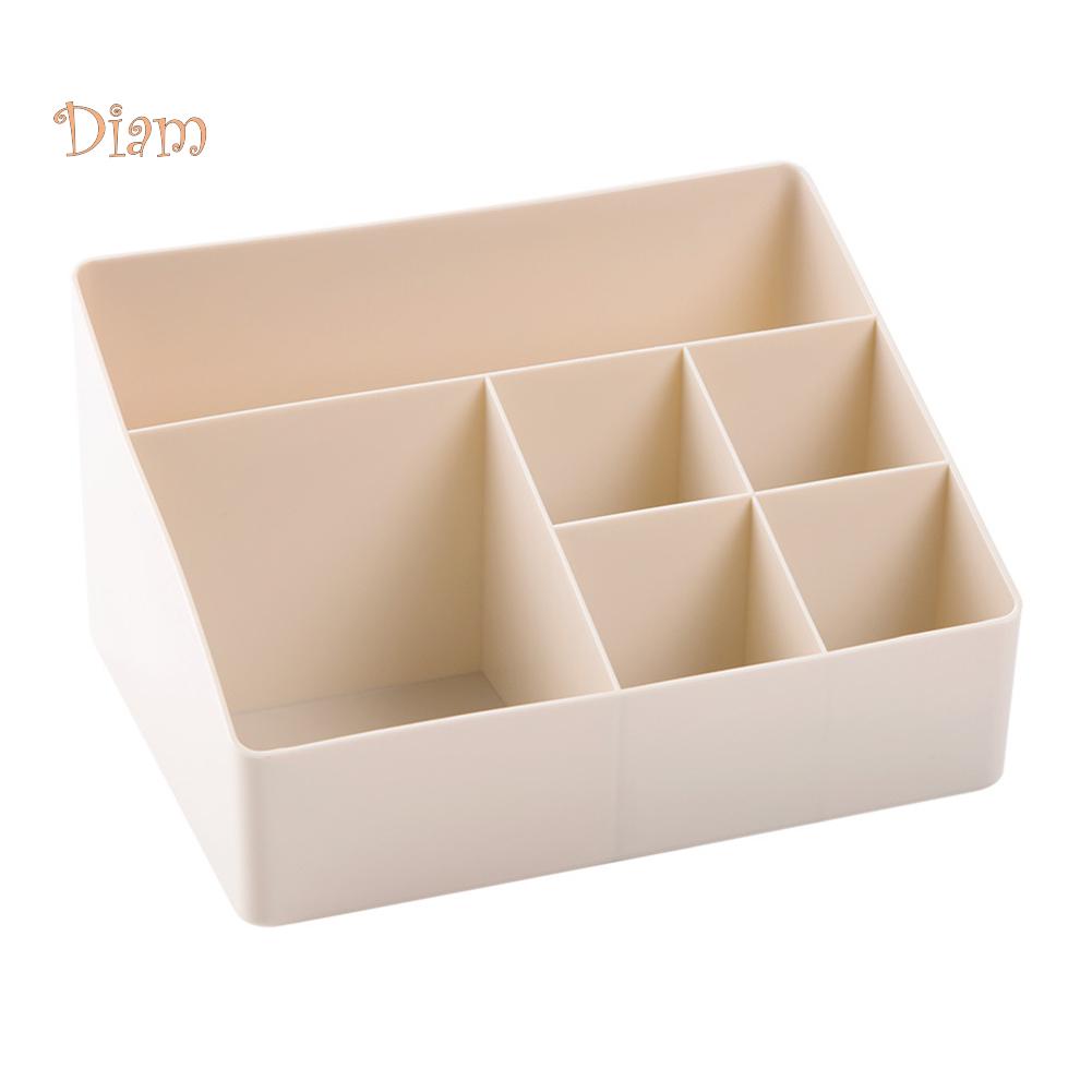 TDStore 6 Grids Desk Makeup Organizer Cosmetic Storage Box Case Brush Lipstick Holder