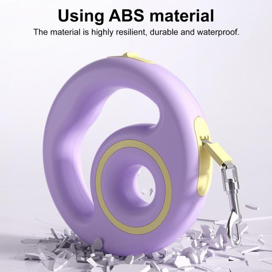 Retractable Dog Leash 8.2ft Heavy Duty Leash One Button Brake And Lock Tangle-Free Dog Leash with Anti-Slip Handle for Small Medium Dogs Up To 66lbs