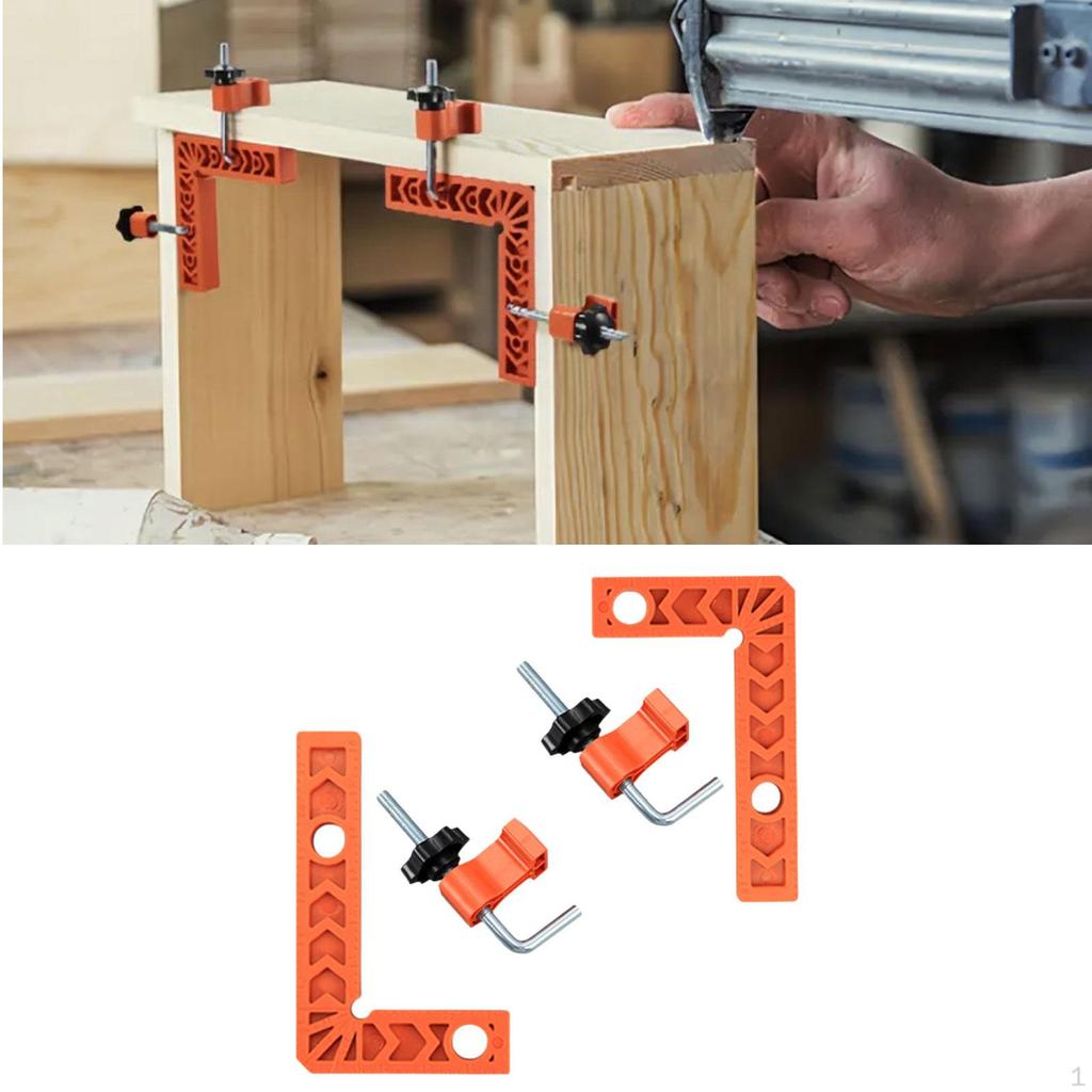 2 90 Degree Corner Clamp Carpentry Square Tool Positioning