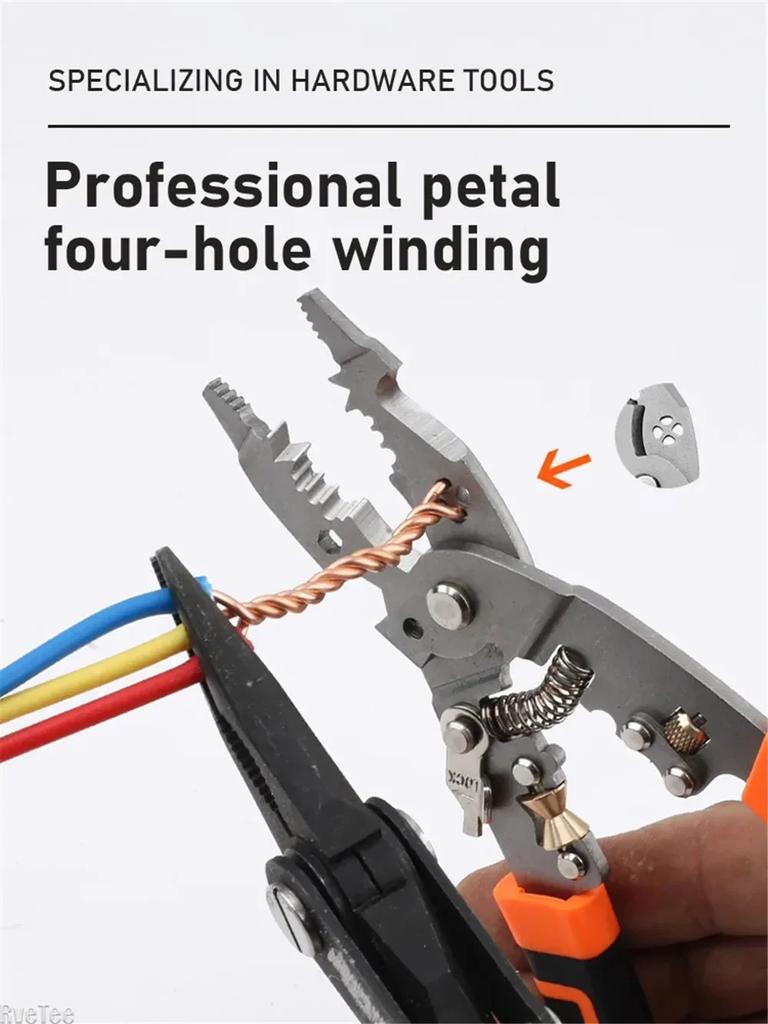 Pliers & Cutter Metal Wire Pliers Network Cable Wire Stripper Puller Electrician Hand Tool Newest Multifunctional Wire Stripper