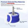 ABGR-GL45 304 Stainless Steel Safety Bottle Cap, Large Size,8-10Mm For Laboratory Use Diameter
