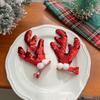 Sequin Children Antler Hair Clip Deer Horn Christmas Hairpin Lovely   Girls