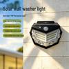 Solar-Powered LED Wall Washer: Smart Sensor Waterproof Outdoor Lamp for Villas and Courtyards