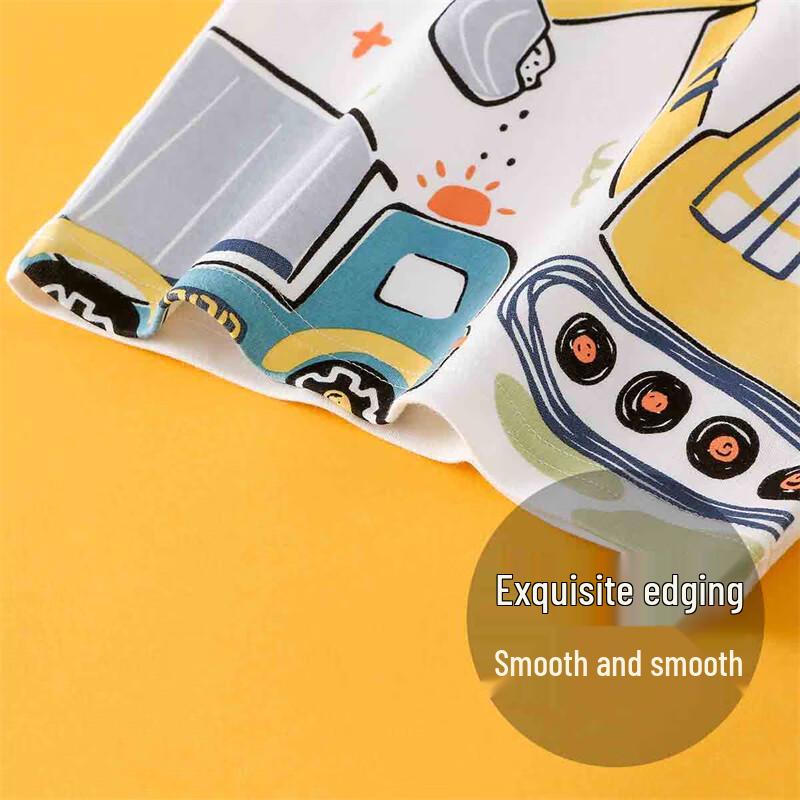 Kids' Long Sleeve Cartoon Excavator T-Shirt