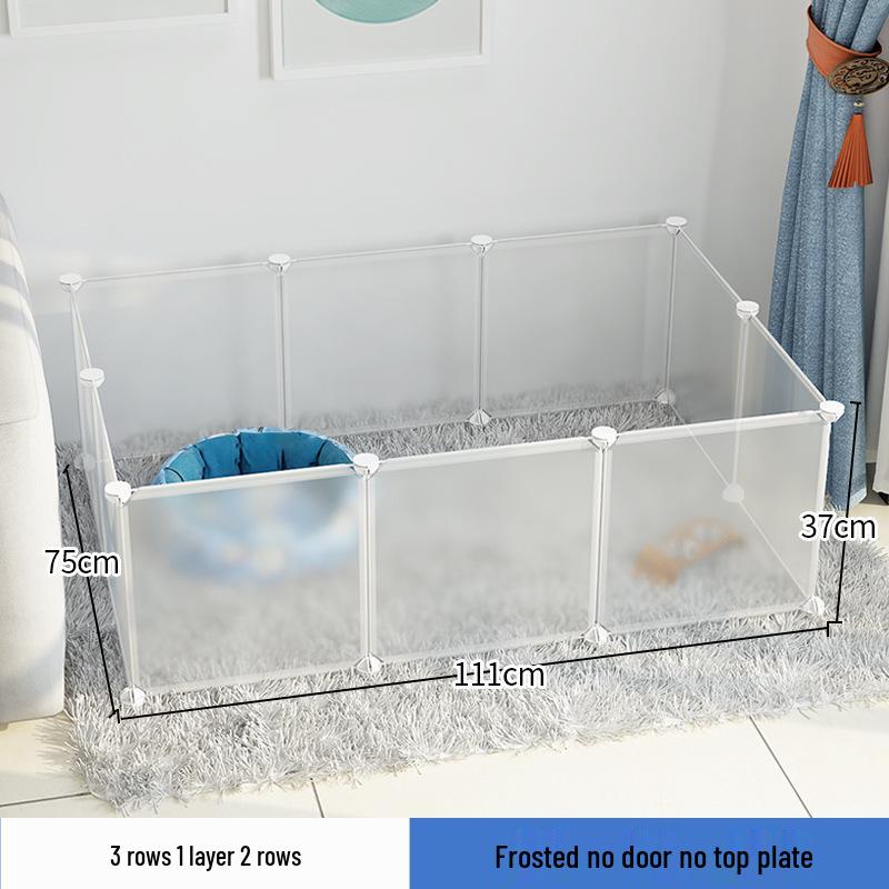 Indoor Pet Playpen: Dog/Cat Enclosure with Free Splicing Cages for Dogs, Cats, and Rabbits.