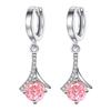 New Japanese and Korean Style Attachment Inlaid Diamond Earrings Cool Wind Advanced Sense Earrings