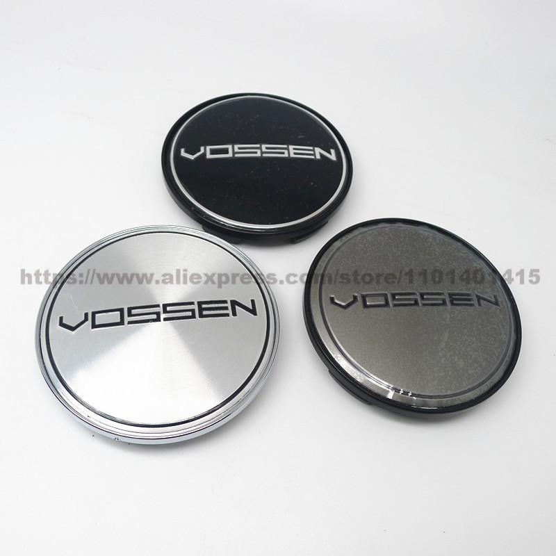 4pcs 68mm 63mm Vossen Wheel Center Cap Hub Car Rims Protective Hubcaps Dust-proof Plastic Cover