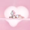 AngelHeart Sakura Time Solar Watch Water Resistant Sapphire Glass White Pearl Dial SKR24P-PK-J Women's