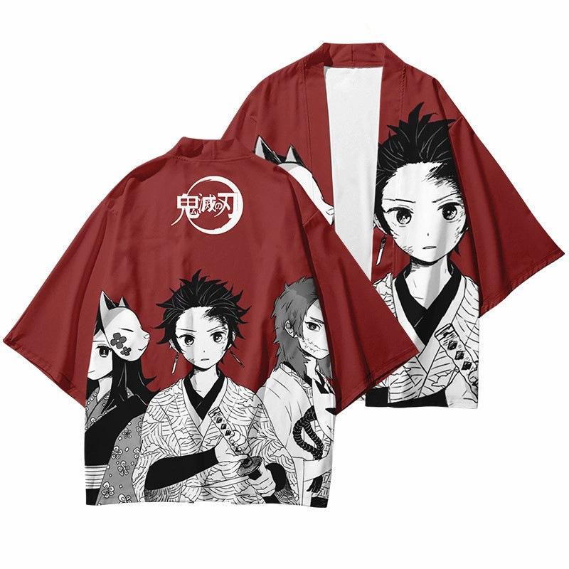 Sun Man Ghost Destroyer Blade Kimono Cloak Couple Casual Jacket 3D Digital Printing Cardigan Sunscreen Clothing