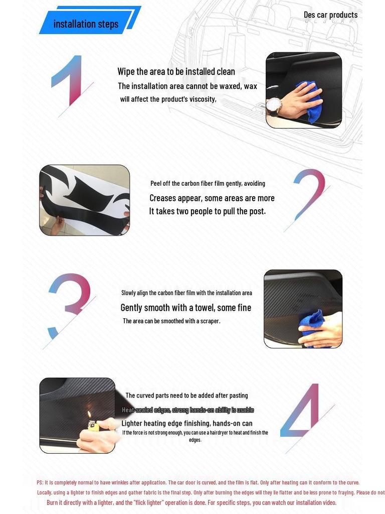 Anti-Scratch Sticker for 2011-2018 VW Polo Center Console Interior