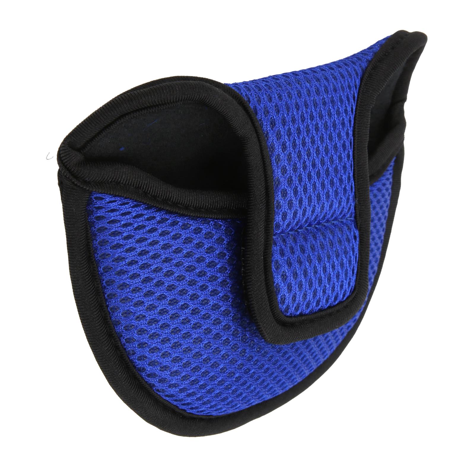 Hook and Loop Customized for Golf Mallet Putter Covers Headcover Nylon Golf Mallet Putter CoversBlue синий