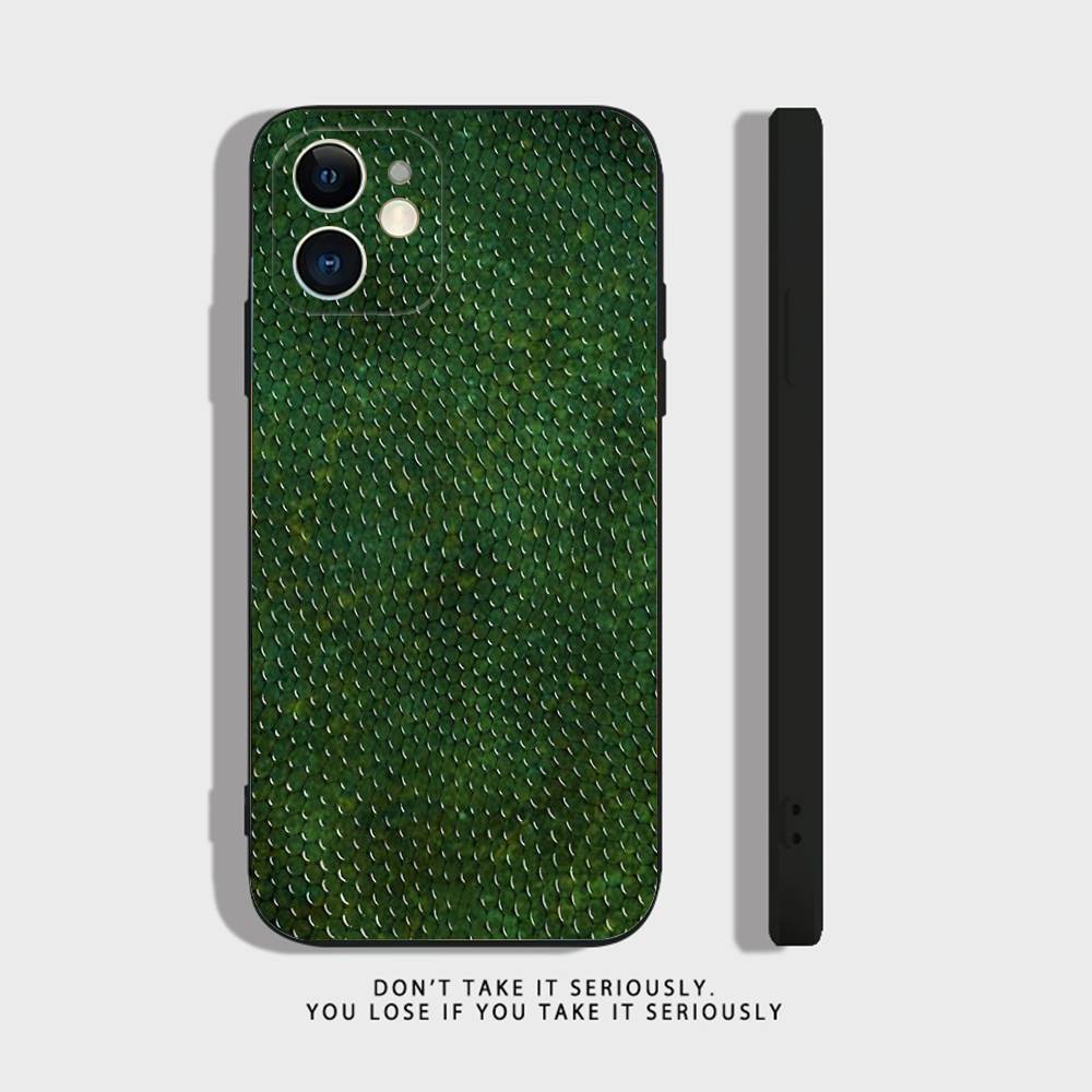 Luxury Chic Snake Phone Case For iPhone 16,15,14,13,12,11,Pro,X,XS,Max,XR,Plus,Mini Soft Silicone Black Shockproof TPU