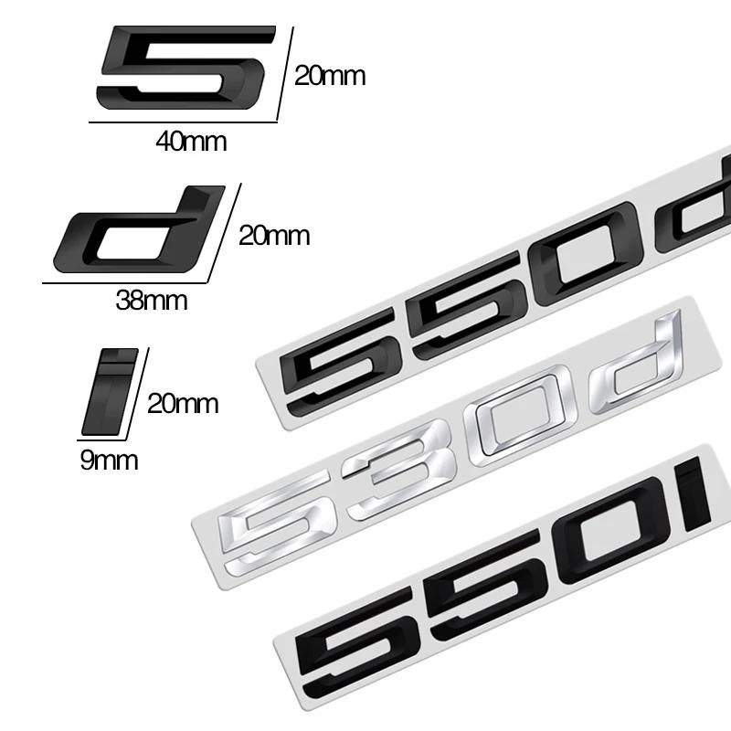 ABS Znak Lesklý Černý Samolepka na Auto Znak Obtisk Dekorace Karoserie Víka Zavazadlového prostoru pro BMW 518i 520i 523i 528i 530i 535i 550i 518d 520d 523d 525d ak2
