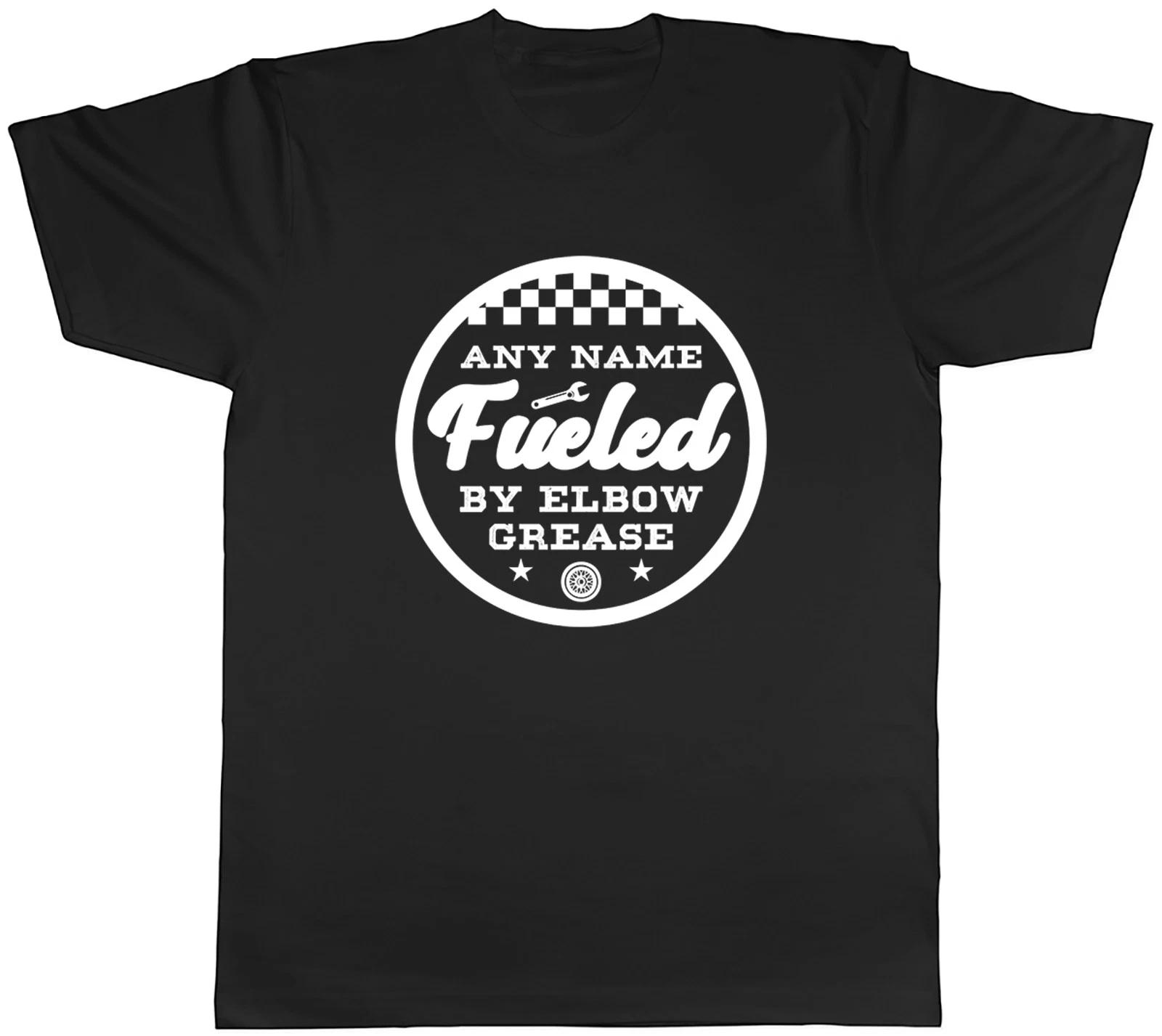 Personalised Mechanic Elbow Grease Mens T-Shirt Tee Gift Top L