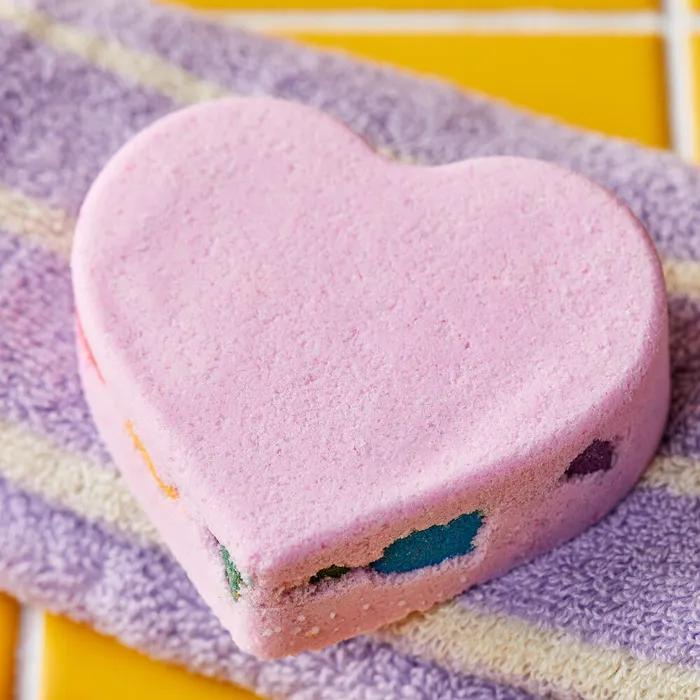 Rainbow Bath Bar Fruity Heart