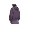 Adidas Originals Windbreaker Hooded Fashion Simple Versatile Jacket Women Jacket Dark-Violet KB8965