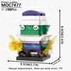 MOC Anime Squarehead Building Blocks Toys Seven Dragon Giant Ape Mecha Figures Somersault Cloud Model Assembly Bricks Kids Gifts