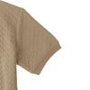 Men's Textured Polo Shirt | Short Sleeve Knit Collar Casual Top