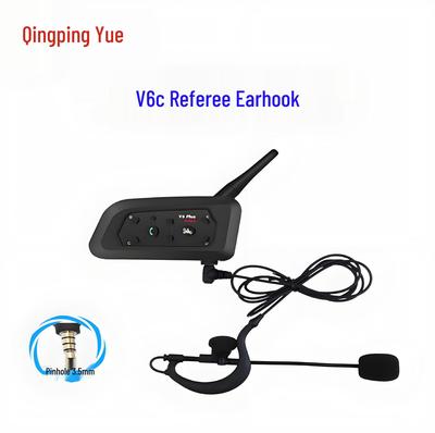 V6C Football Referee Bluetooth Walkie-Talkie Helmet Headset with Noise Reduction and Waterproof Armband